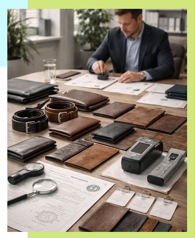 Сертификация кожаных изделий в Новосибирске от 12199 р. | Алешин-Нвс