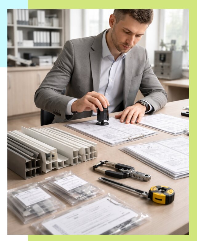 Сертификация ПВХ продукции в Новосибирске от 8641 р., Алешин-Нвс