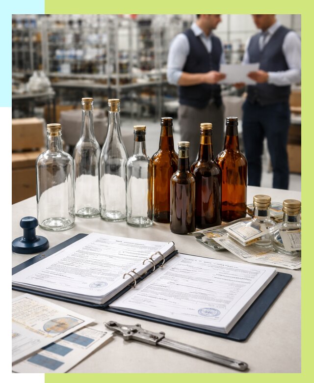 Сертификация стеклянных бутылок в Новосибирске от 25415 р. | Алешин-Нвс