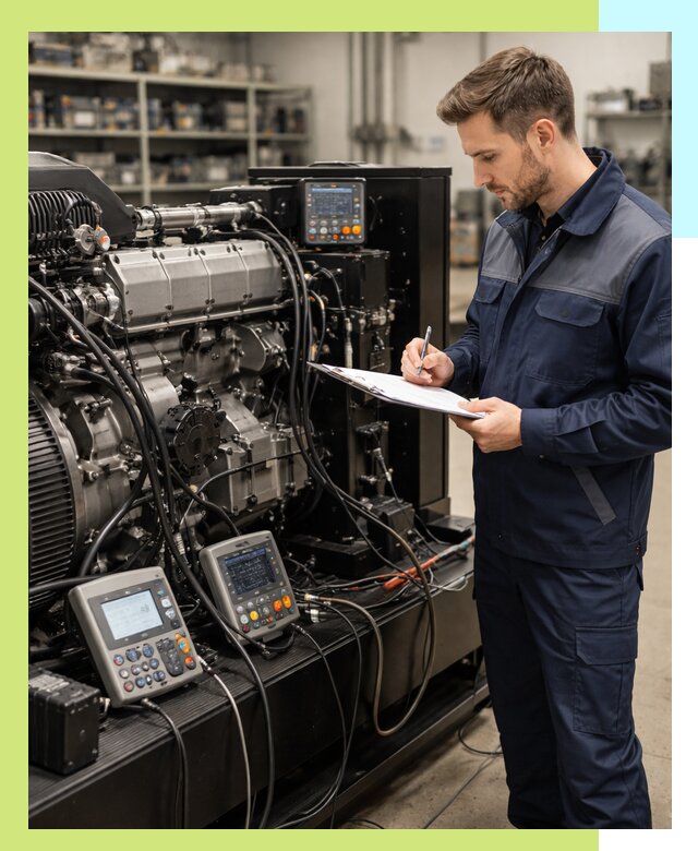 Сертификация дизельных генераторов и их оборудования в Новосибирске