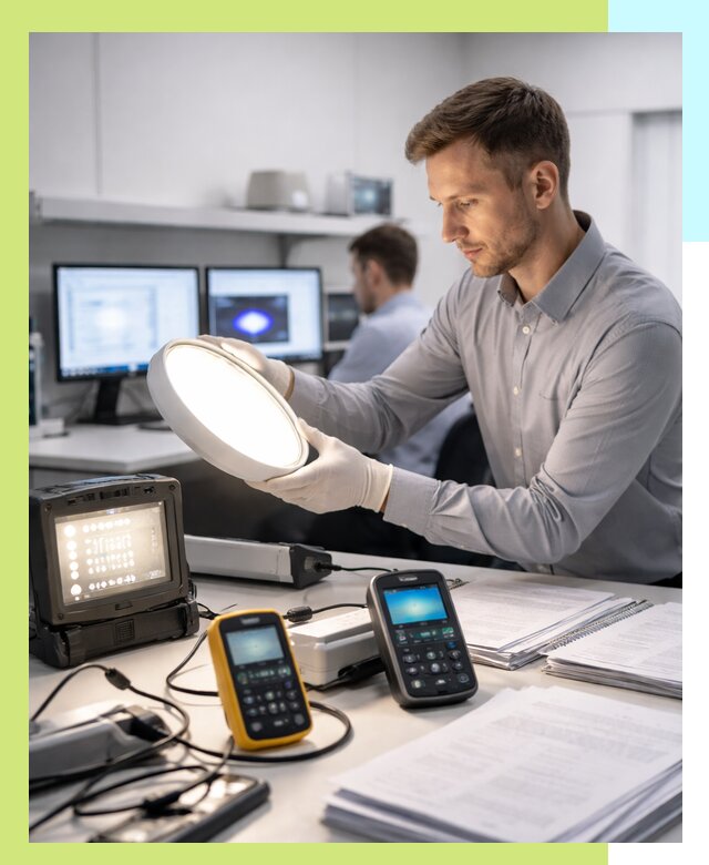 Сертификация светильников в Новосибирске: испытания и оформление