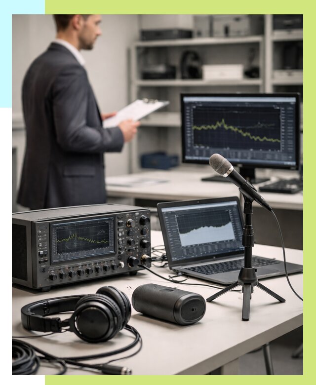 Сертификация аудиотехники в Новосибирске от 15249 р., Алешин-Нвс