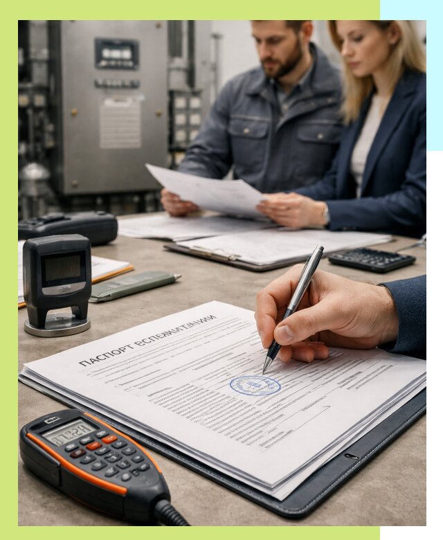 Оформление паспорта эксплуатации оборудования в Новосибирске