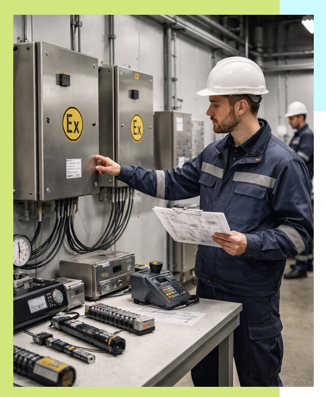 Сертификат взрывозащиты промышленного оборудования в Новосибирске