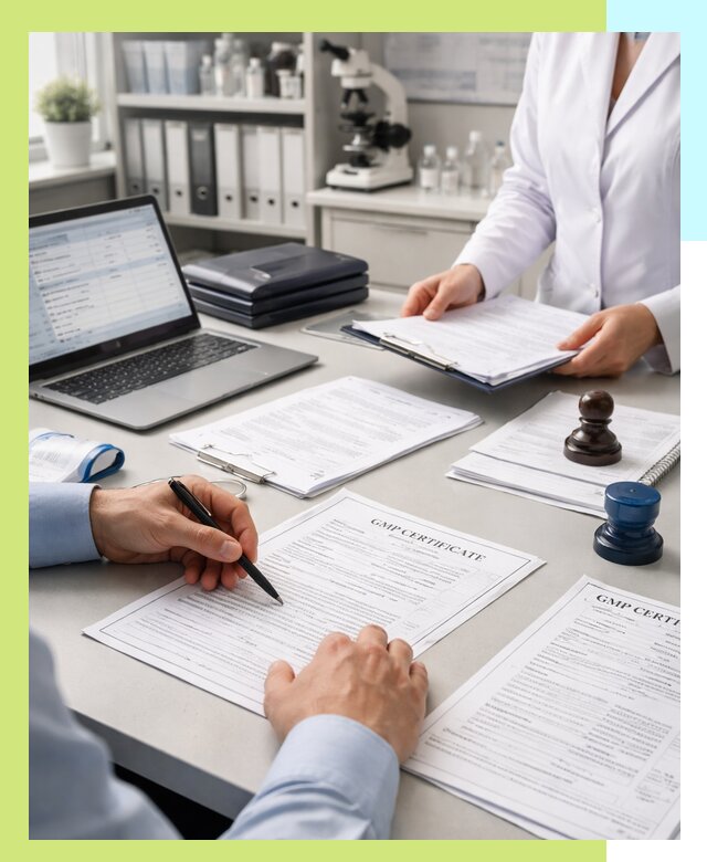 Оформление сертификата GMP в Новосибирске для фармпроизводства